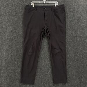 Lululemon Pants Men's 38 Black ABC Classic Five Pocket Urban Stretch Casual Tech